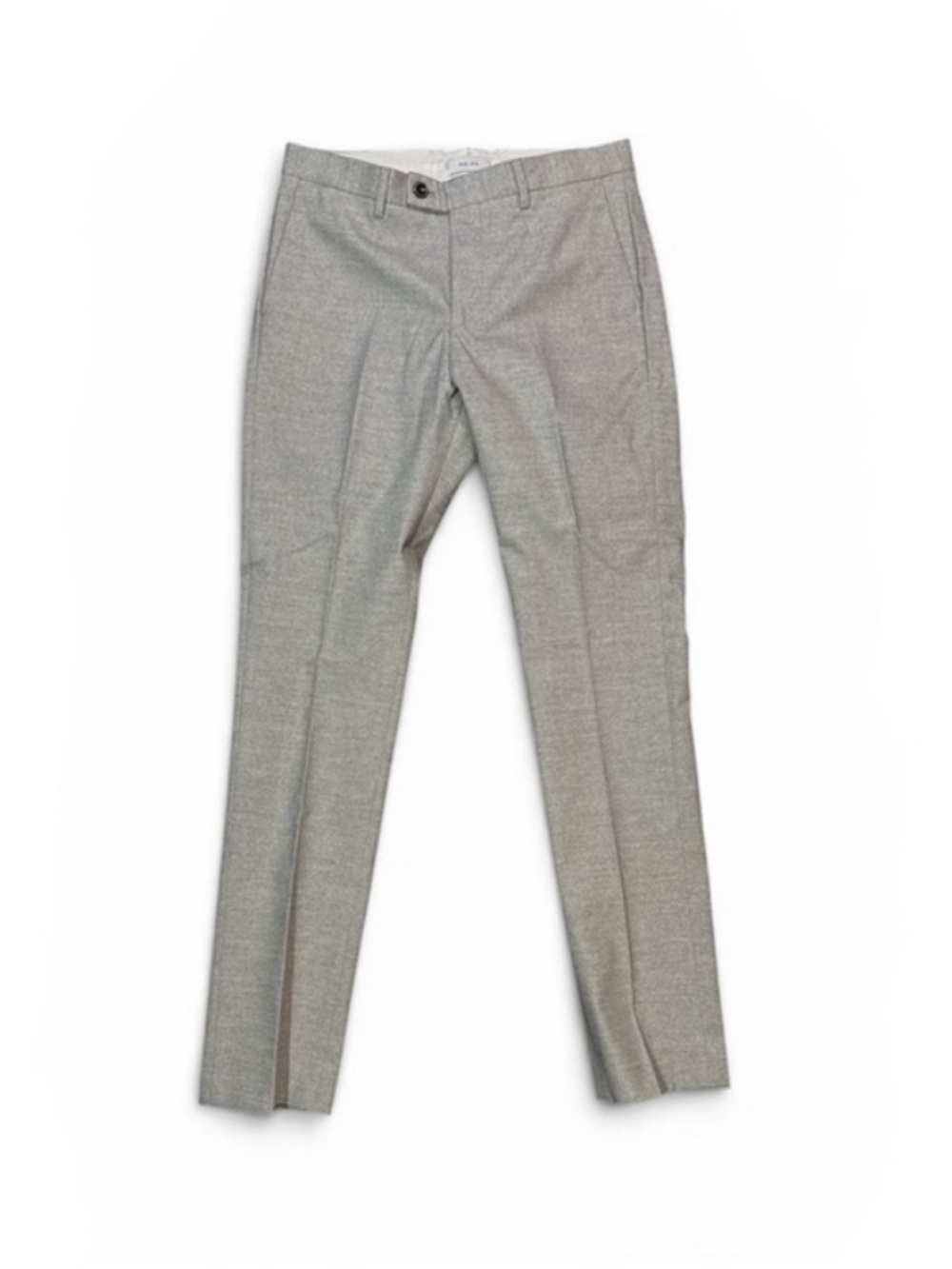 Reiss Gray Tailored Dress Trousers